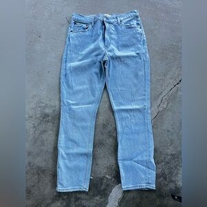 Abercrombie & Fitch The Skinny High Rise Light Blue Denim Jeans